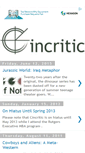 Mobile Screenshot of cincritic.com